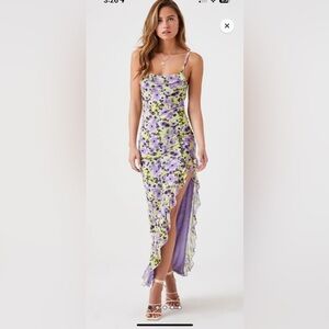 Floral Print Cami Maxi Dress